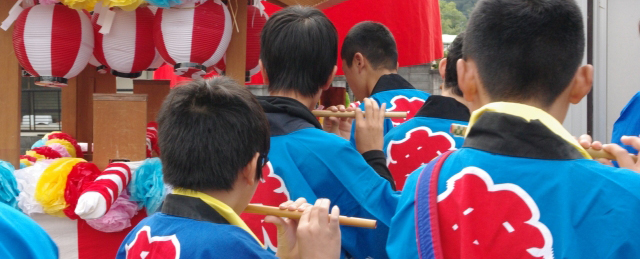 懐かしいお祭りのお囃子