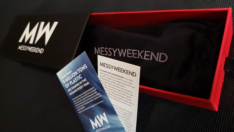 サングラスMessyweekendの箱の中身